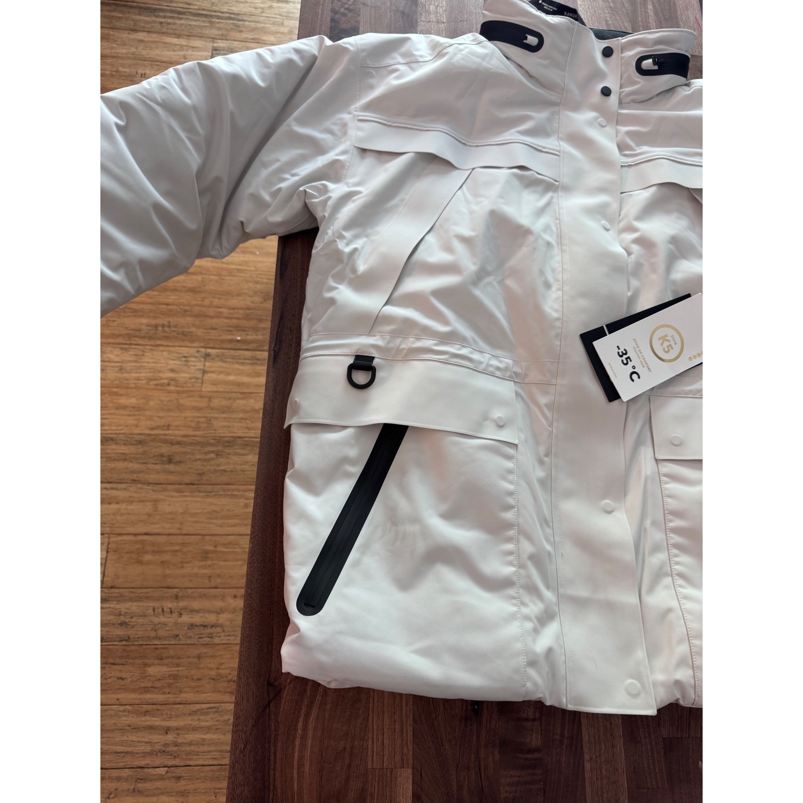 Kanuk X Ski-Doo Typha Jacket Womens 2xl White Winter Parka K5 -35c Made Canada — image 5 of 8